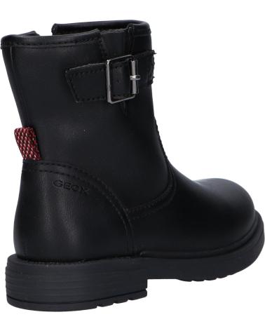 Woman and girl and boy boots GEOX J049QB 000BC J ECLAIR C9999 BLACK