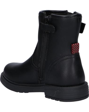Woman and girl and boy boots GEOX J049QB 000BC J ECLAIR C9999 BLACK