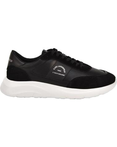 Zapatillas deporte de Hombre KARL LAGERFELD SERGER KC MAISON LACE RUN KL53638 NEGRO