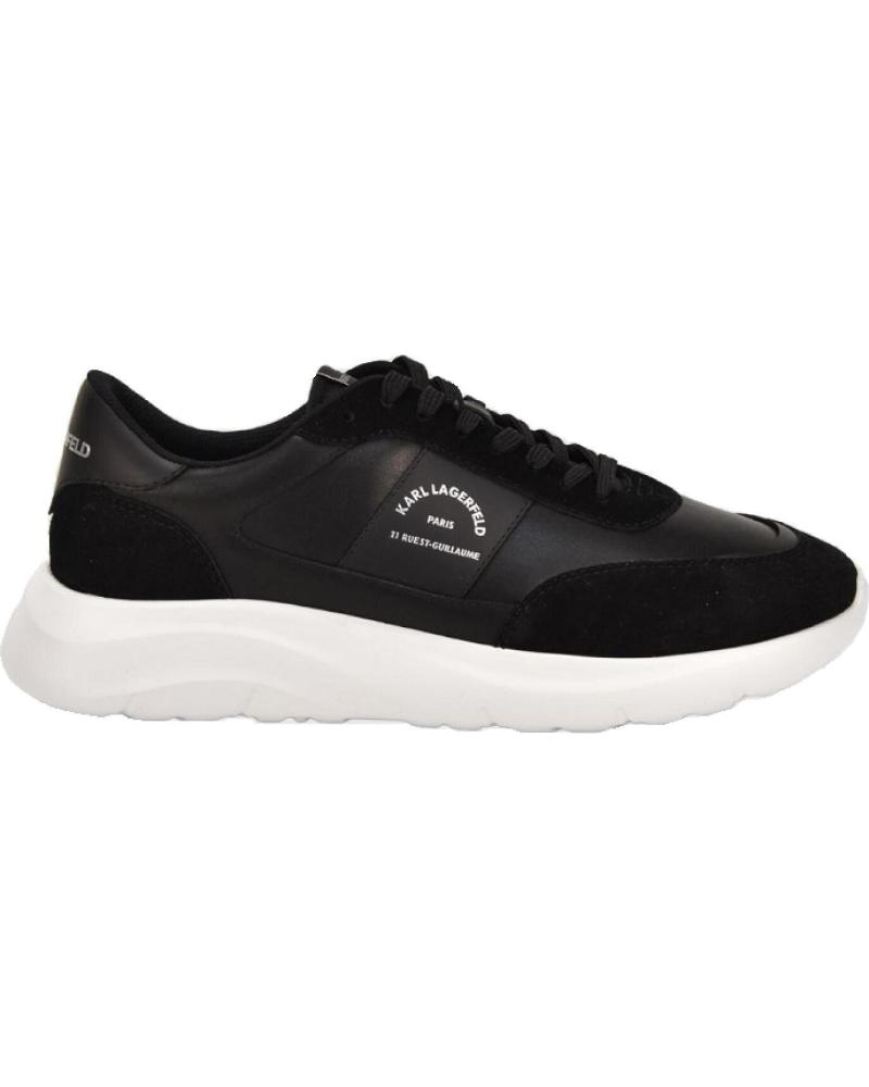 Zapatillas deporte de Hombre KARL LAGERFELD SERGER KC MAISON LACE RUN KL53638 NEGRO