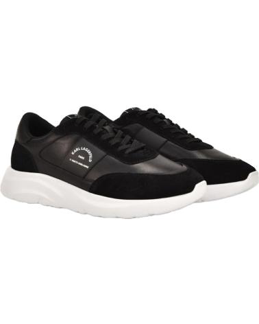 Zapatillas deporte de Hombre KARL LAGERFELD SERGER KC MAISON LACE RUN KL53638 NEGRO