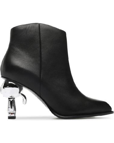 Botines de Mujer KARL LAGERFELD IKON HEEL SHORT ZIP BOOT KL39035 NEGRO