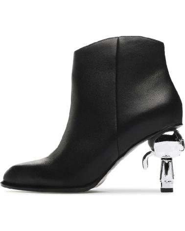 Botines de Mujer KARL LAGERFELD IKON HEEL SHORT ZIP BOOT KL39035 NEGRO