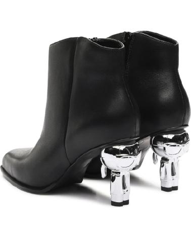 Botines de Mujer KARL LAGERFELD IKON HEEL SHORT ZIP BOOT KL39035 NEGRO