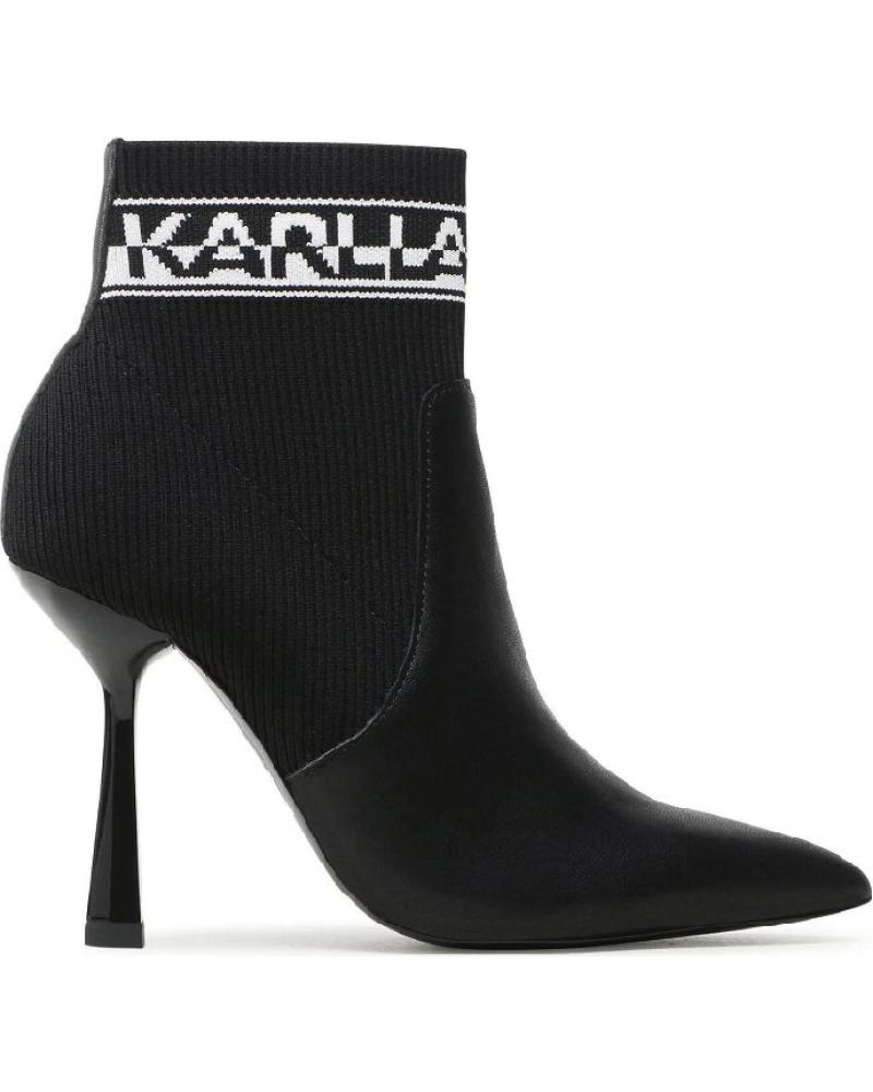 Botines de Mujer KARL LAGERFELD PANDARA SPEKULUM LOGO ANKLE KL31353 NEGRO