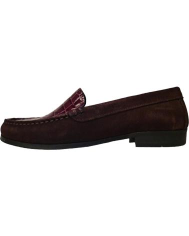 MOCASSINS MELQ NOA MARRON AVEC DÉTAIL CROCO MARRîN