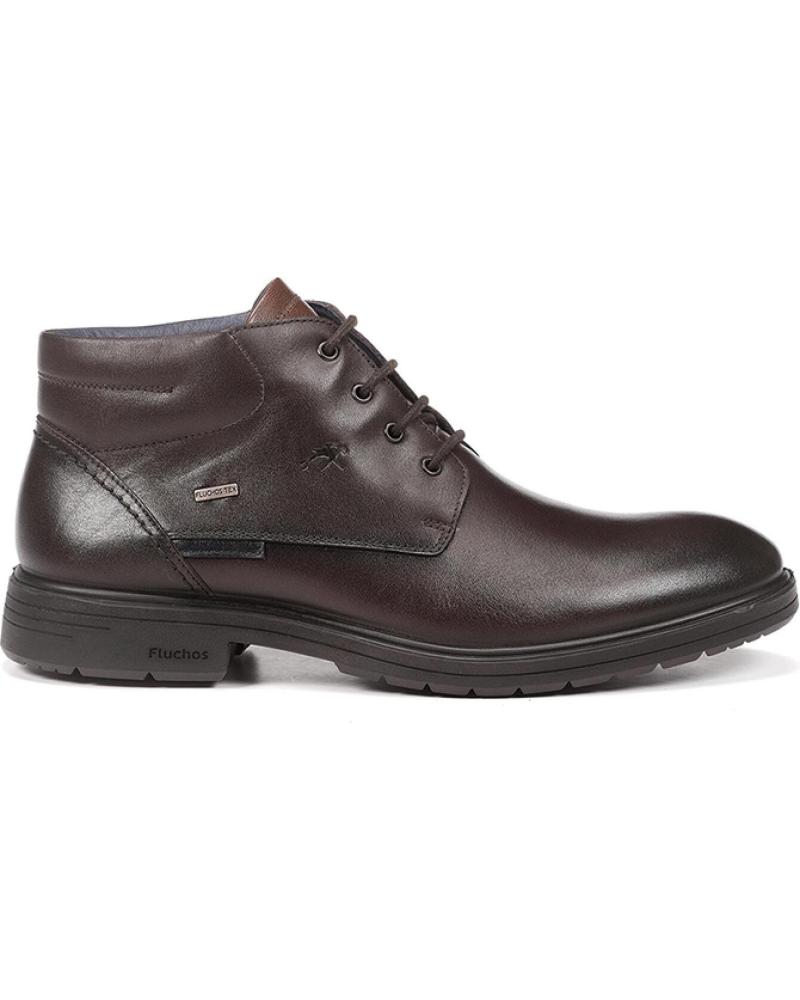 Stivaletti per Uomo FLUCHOS BOTIN PIEL IMPERMEABLE MAGNUS F1305 MARRóN