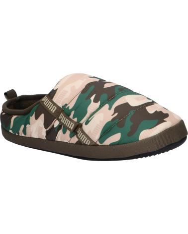 Calzado de casa de Mujer y Hombre PUMA 385278 SCUFF CAMO 02 FOREST NIGHT-TAPIOCA