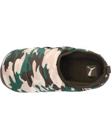 Calzado de casa de Mujer y Hombre PUMA 385278 SCUFF CAMO 02 FOREST NIGHT-TAPIOCA