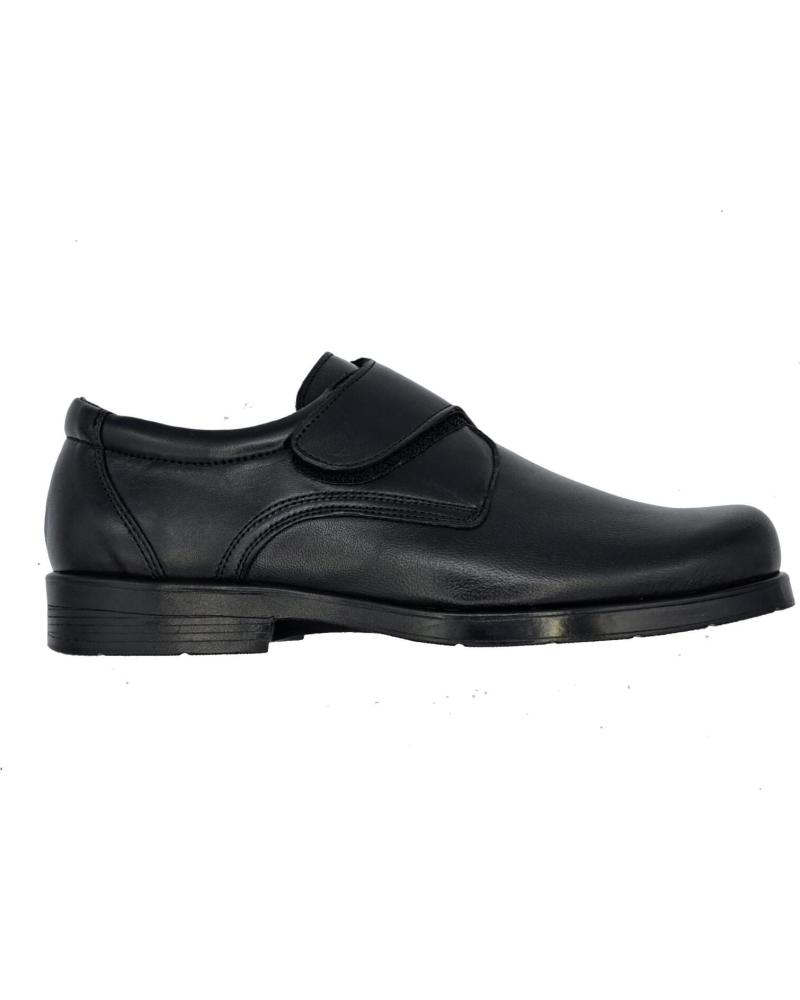 Zapatos de Hombre CLAYAN ZAPATO PIEL VELCRO NEGRO
