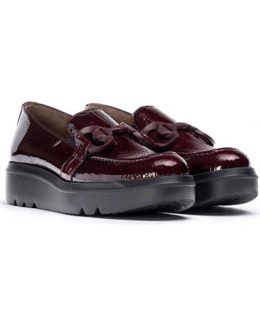 Mocasines de Mujer WONDERS MOCASIN CARIBU A-2821 BURDEOS