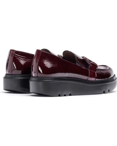 Mocasines de Mujer WONDERS MOCASIN CARIBU A-2821 BURDEOS