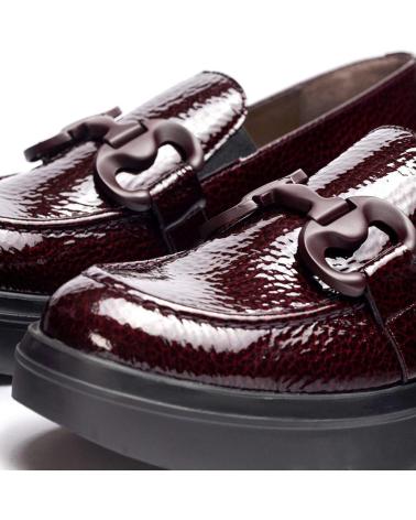 Mocasines de Mujer WONDERS MOCASIN CARIBU A-2821 BURDEOS