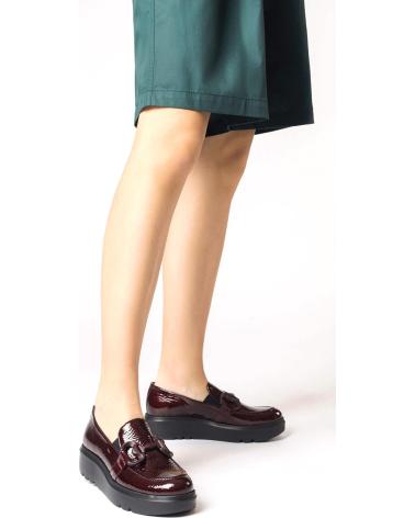 Mocasines de Mujer WONDERS MOCASIN CARIBU A-2821 BURDEOS