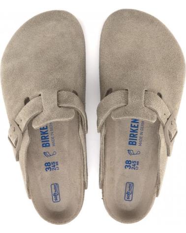 Woman and Man Clogs BIRKENSTOCK ZUECO BOSTON BS 1019108 KAKI