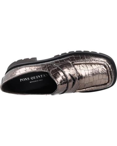 Mocasines de Mujer PONS QUINTANA MOCASINES MUJER MODELO PHILIP COLOR PLATA PELTRO PELTRO