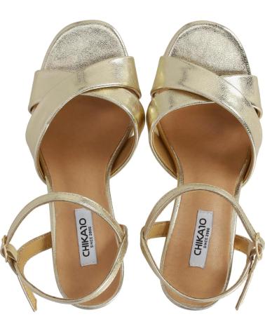 Sandálias de Mulher chika10 JOLIE 10 ORO-GOLD