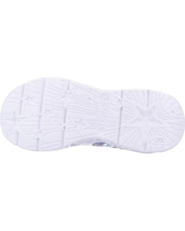 Deportivas de Niña SKECHERS DEPORTIVA CON LUZ GALAXY LIGHTS 303707L PINKRAINBOW