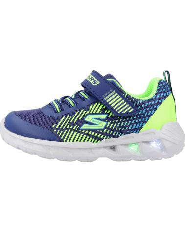 Esportes  de Menino SKECHERS 401506 S LIGHTS MAGNA LIGHTS AZUL