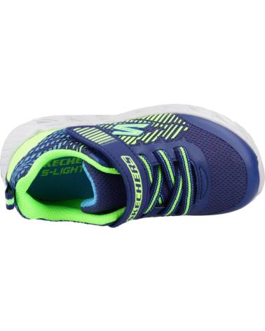 Sportif pour Garçon SKECHERS 401506 S LIGHTS MAGNA LIGHTS AZUL