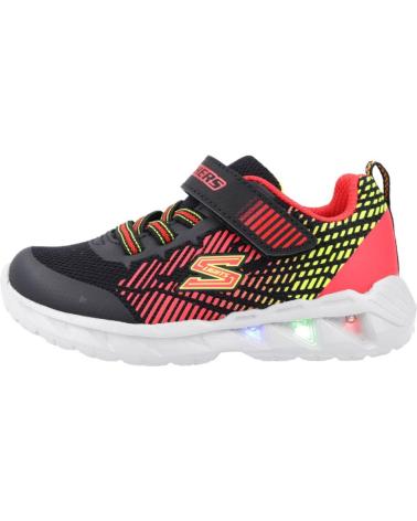 Sneaker für Mädchen und Junge SKECHERS 401506 S LIGHTS MAGNA LIGHTS NEGRO