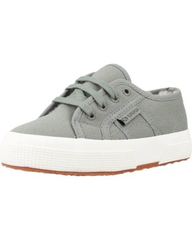 Sportschuhe für Junge SUPERGA ZAPATILLAS NINO MODELO S2132QW 2750 COLOR VERDE A07GREY A07GREY