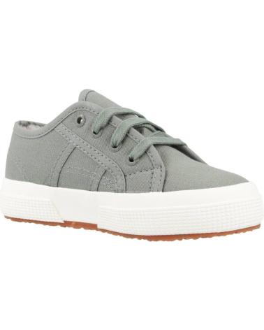 Sportschuhe für Junge SUPERGA ZAPATILLAS NINO MODELO S2132QW 2750 COLOR VERDE A07GREY A07GREY
