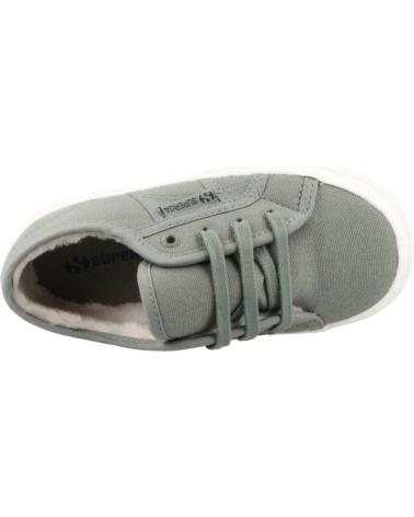 Sportschuhe für Junge SUPERGA ZAPATILLAS NINO MODELO S2132QW 2750 COLOR VERDE A07GREY A07GREY