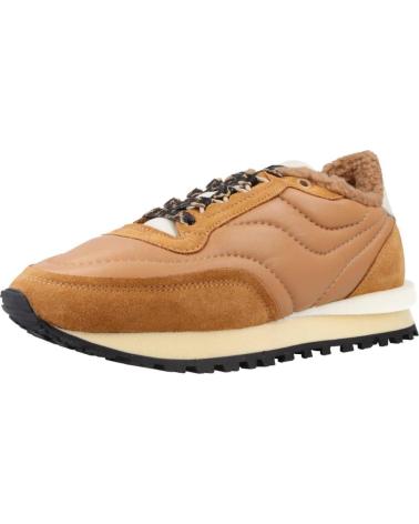 Zapatillas deporte de Mujer hidnander TENKEI POLAR FLEECE MARRON CLARO