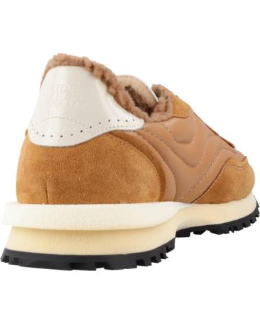 Zapatillas deporte de Mujer hidnander TENKEI POLAR FLEECE MARRON CLARO