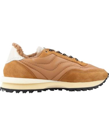 Zapatillas deporte de Mujer hidnander TENKEI POLAR FLEECE MARRON CLARO