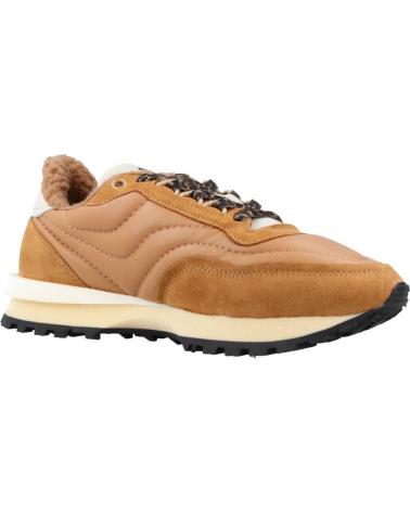Zapatillas deporte de Mujer hidnander TENKEI POLAR FLEECE MARRON CLARO
