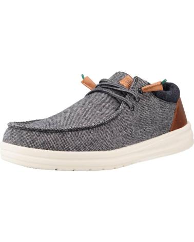 Mocasines de Hombre hey dude MOCASINES DUDE WALLY GRIP WOOL CHARCOAL