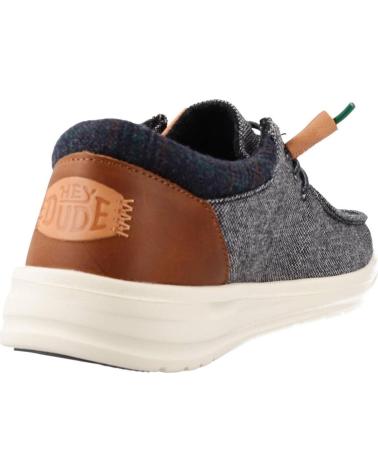Mocasines de Hombre hey dude MOCASINES DUDE WALLY GRIP WOOL CHARCOAL