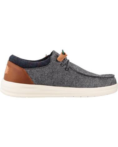 Mocasines de Hombre hey dude MOCASINES DUDE WALLY GRIP WOOL CHARCOAL