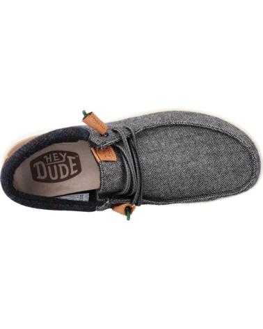 Mocasines de Hombre hey dude MOCASINES DUDE WALLY GRIP WOOL CHARCOAL