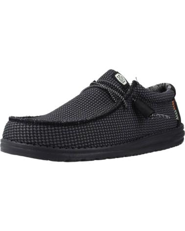 Zapatos de Hombre HEY DUDE ZAPATOS DUDE WALLY SPORT MESH 40403 BLACK