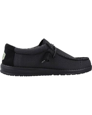 Zapatos de Hombre HEY DUDE ZAPATOS DUDE WALLY SPORT MESH 40403 BLACK