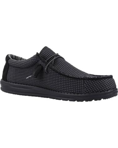 Zapatos de Hombre HEY DUDE ZAPATOS DUDE WALLY SPORT MESH 40403 BLACK