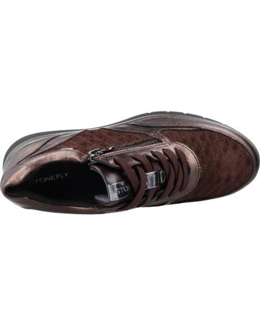 Schuhe für Damen STONEFLY CLERYN HDRY 15 VELOUR-LAMINATED MARRON