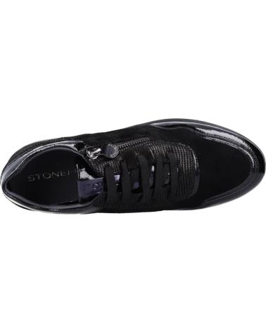Zapatillas deporte de Mujer STONEFLY AURORA 22 VELOUR-S PATENT 219956 NEGRO