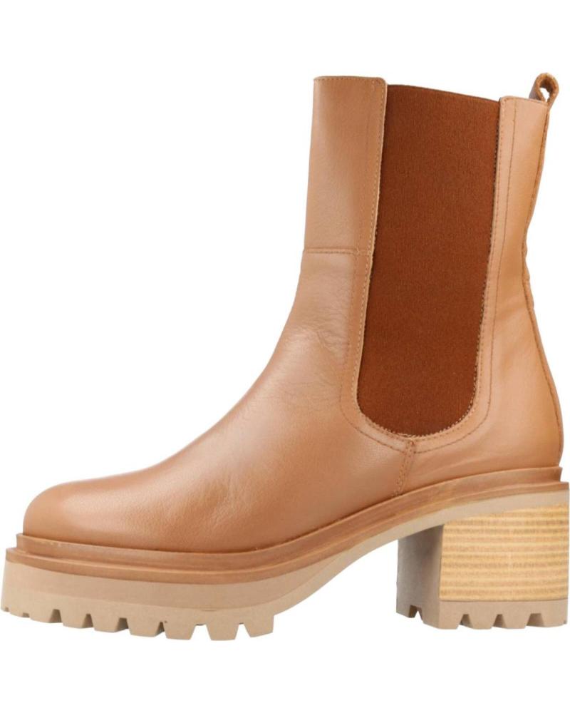 Woman boots YELLOW BASIC MARRON