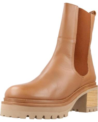Woman boots YELLOW BASIC MARRON