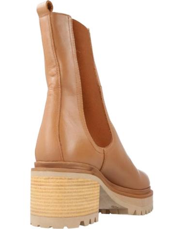 Woman boots YELLOW BASIC MARRON