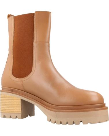 Woman boots YELLOW BASIC MARRON