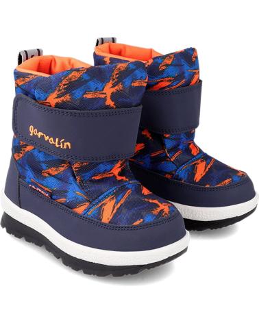 Stivali per Bambina e Bambino GARVALIN BOTAS SNOW 231859-B APRESKI CAMUFLAJE AZULMARINO