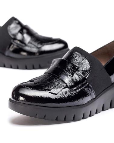 Woman shoes WONDERS ZAPATO C-33301 NEGRO MUJER LACK NEGRO