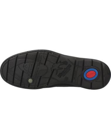 Nauticos per Uomo fluchos 8498 ZAPATOS DE CORDONES DE PIEL PARA HOMBRE PLANTI NEGRO