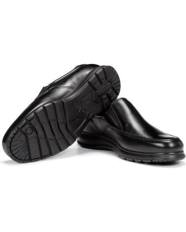 Boots für Herren fluchos ZETA F0603 ZAPATOS SIN CORDONES DE PIEL PARA HOMBRE NEGRO