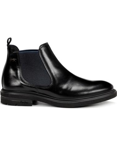 STIVALETTI CHELSEA FLUCHOS BELGAS F0770 IN PELLE NERA NEGRO